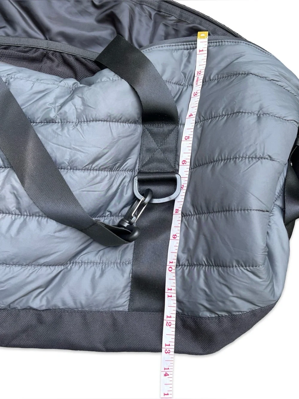 Stormtech Stavanger Quilted Puffer Duffel Bag Graphite Gray NWT Gym Weekender